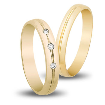 Wedding Rings in 9ct Yellow