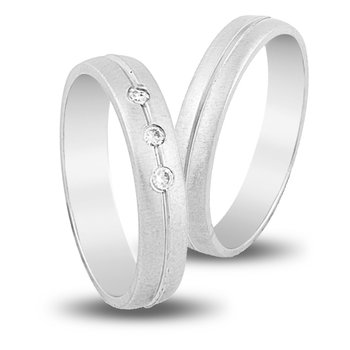 Wedding Rings in 9ct White