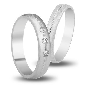 Wedding Rings in 9ct White