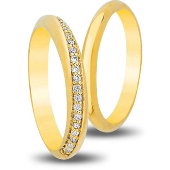 Wedding Rings in 14ct Yellow