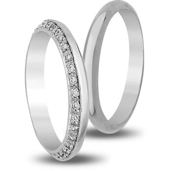 Wedding Rings in 14ct White