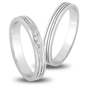 Wedding Rings in 14ct White