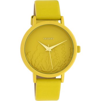 OOZOO Timepieces Yellow Leather Strap (36mm)