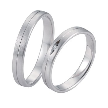 Wedding Rings in 8ct White