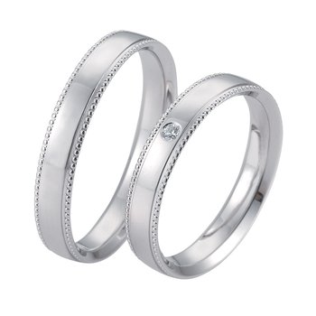 Wedding Rings in 8ct White