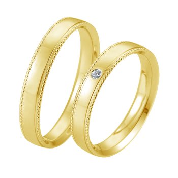 Wedding Rings in 8ct Gold