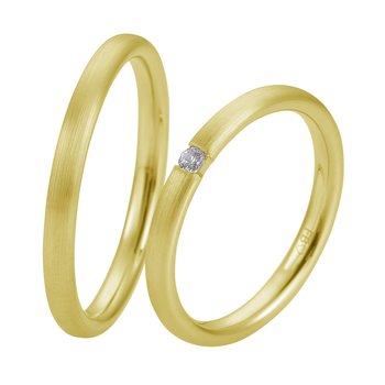 Wedding Rings in 8ct Gold