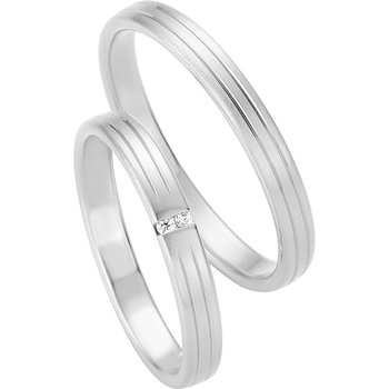 Wedding rings in 8ct White