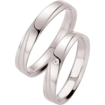 Wedding rings in 8ct White