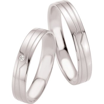 Wedding rings in 8ct White