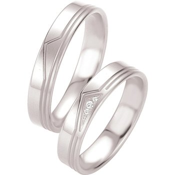 Wedding rings in 8ct White