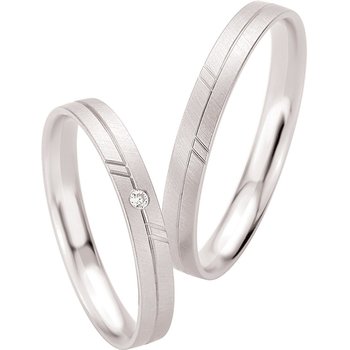 Wedding rings in 8ct White