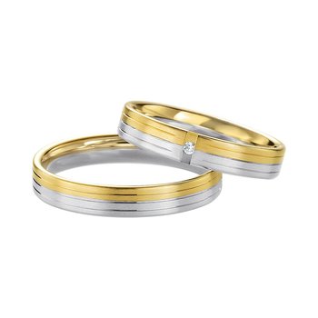 Wedding rings in 8ct Gold and