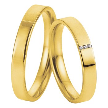 Wedding rings in 8ct Gold