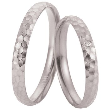 Wedding rings in 8ct White