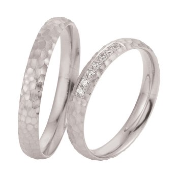 Wedding rings in 8ct White