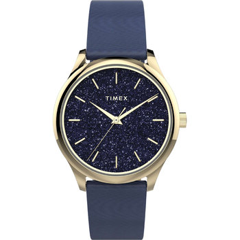 TIMEX Celestial Blue Leather Strap