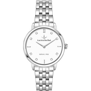 LUCIEN ROCHAT Charme Diamonds Silver Stainless Steel Bracelet