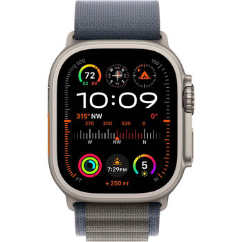 Apple Watch Ultra 2 GPS + Cellular 49mm with Blue Alpine Loop - Medium