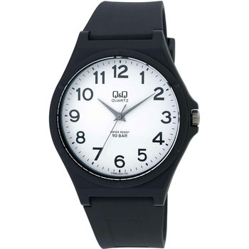 Q&Q Watch Black Plastic Strap