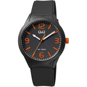 Q&Q Watch Black Plastic Strap