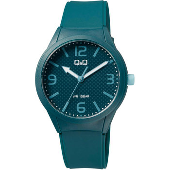 Q&Q Watch Green Plastic Strap