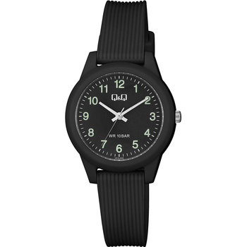 Q&Q Watch Black Plastic Strap