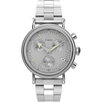 TIMEX Waterbury Traditional Chronograph Silver Stainless Steel Bracelet
