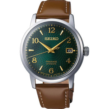 SEIKO Presage Cocktail Time Mojito Automatic Brown Leather Strap