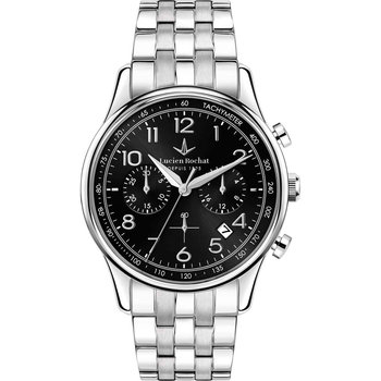 LUCIEN ROCHAT Montreux Chronograph Silver Stainless Steel Bracelet