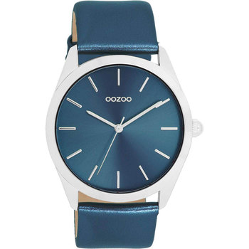 OOZOO Timepieces Blue Leather Strap