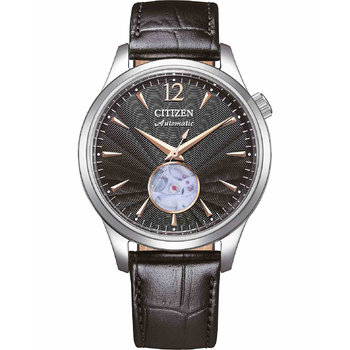 CITIZEN Classic Automatic Black Leather Strap