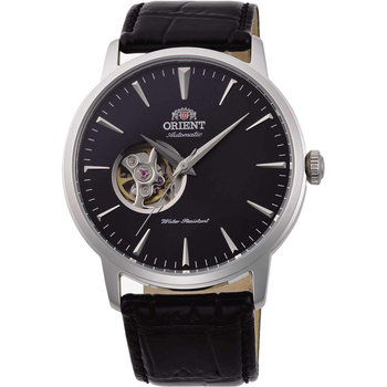 ORIENT Contemporary Automatic Black Leather Strap