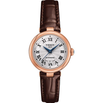 TISSOT T-Lady Bellissima Automatic Brown Leather Strap