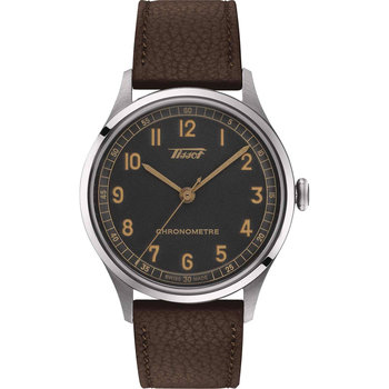TISSOT T-Heritage 1938 COSC Automatic Brown Leather Strap