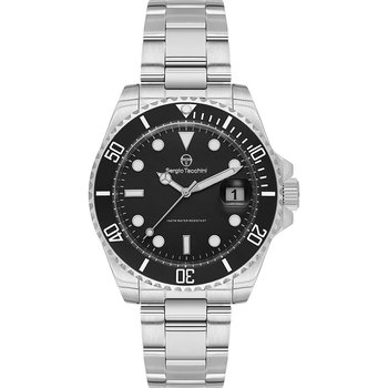 SERGIO TACCHINI Gents Silver Stainless Steel Bracelet
