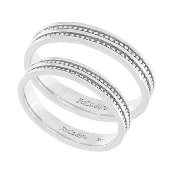 9ct White Gold Wedding Rings