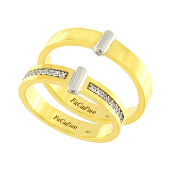 9ct Gold Wedding Rings with