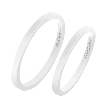 9ct White Gold Wedding Rings