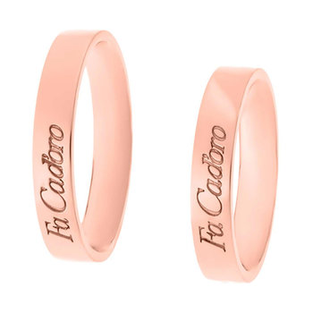 9ct Rose Gold Wedding Rings