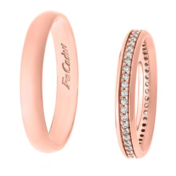 9ct Rose Gold Wedding Rings