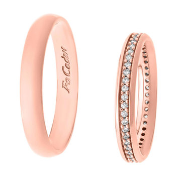 9ct Rose Gold Wedding Rings