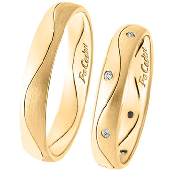 9ct Gold Wedding Rings with