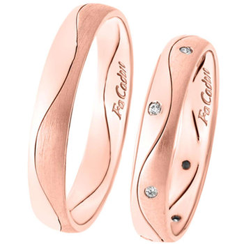 9ct Rose Gold Wedding Rings