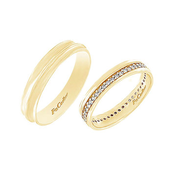 9ct Gold Wedding Rings by