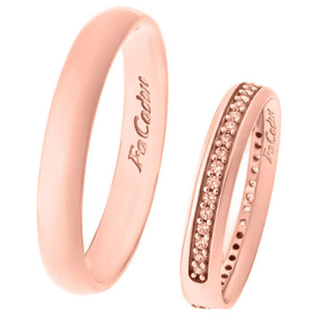 9ct Rose Gold Wedding Rings