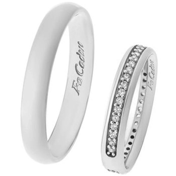 9ct White Gold Wedding Rings