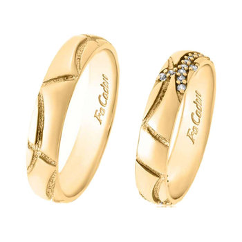 9ct Gold Wedding Rings with