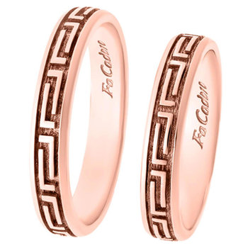 9ct Rose Gold Wedding Rings