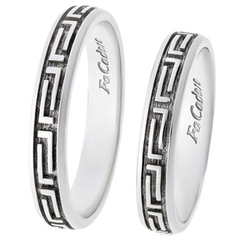 9ct White Gold Wedding Rings